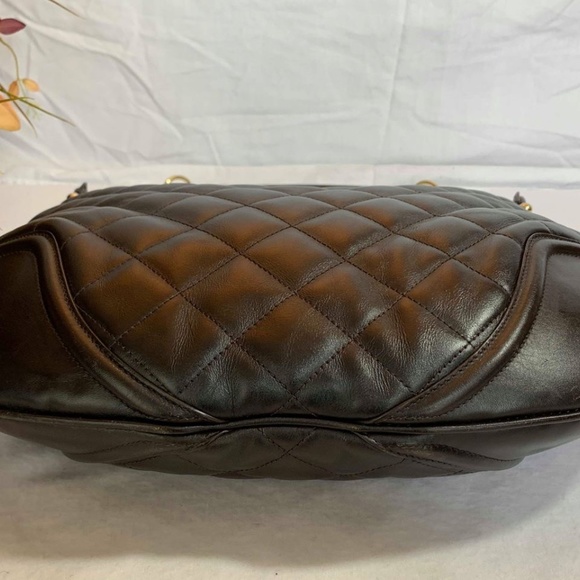 Burberry Quilted Hand bag- chocolate - Picture 9 of 9